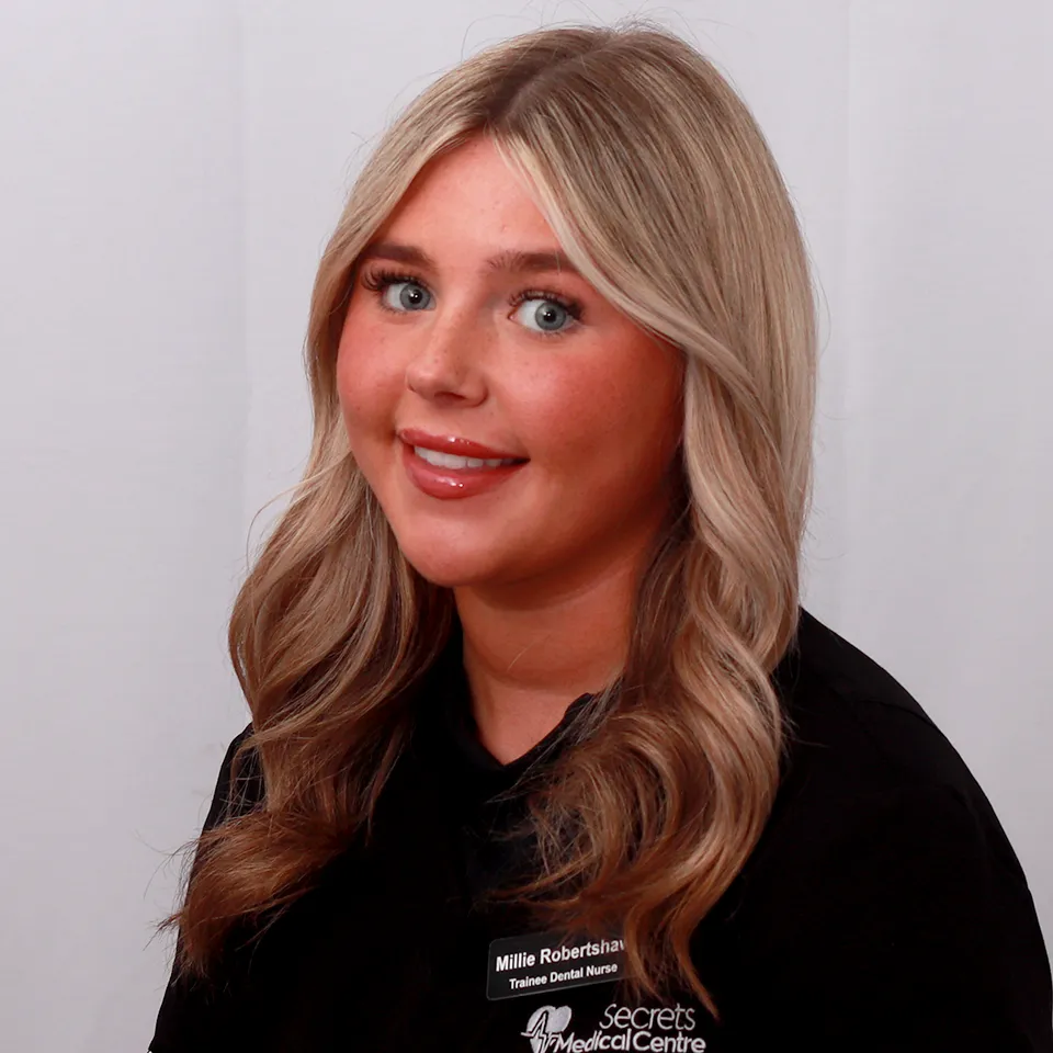 Millie Robertshaw, Trainee Dental Nurse at Secrets Medical Centre